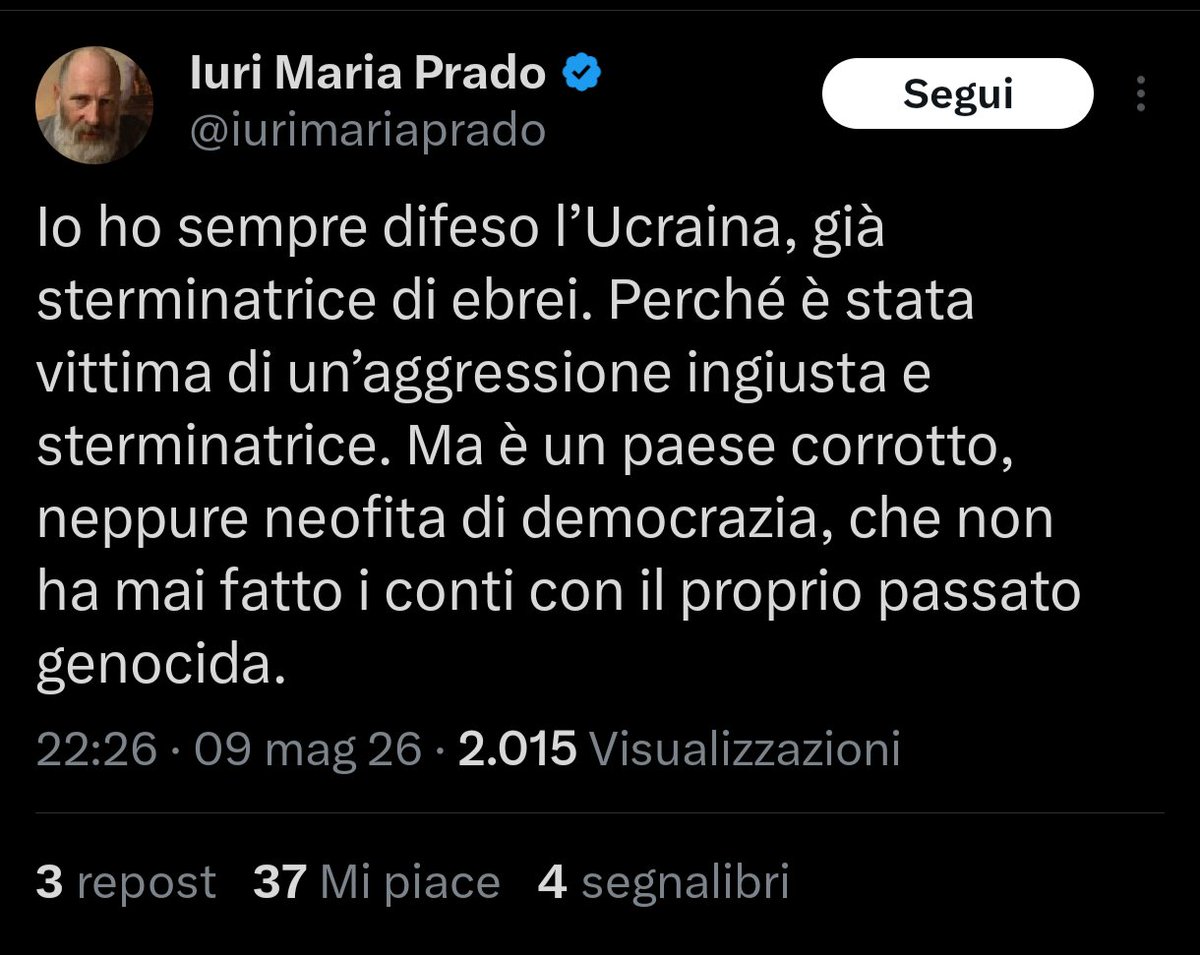 Amici ucraini, sceglietevi bene i compagni  di viaggio mi raccomando