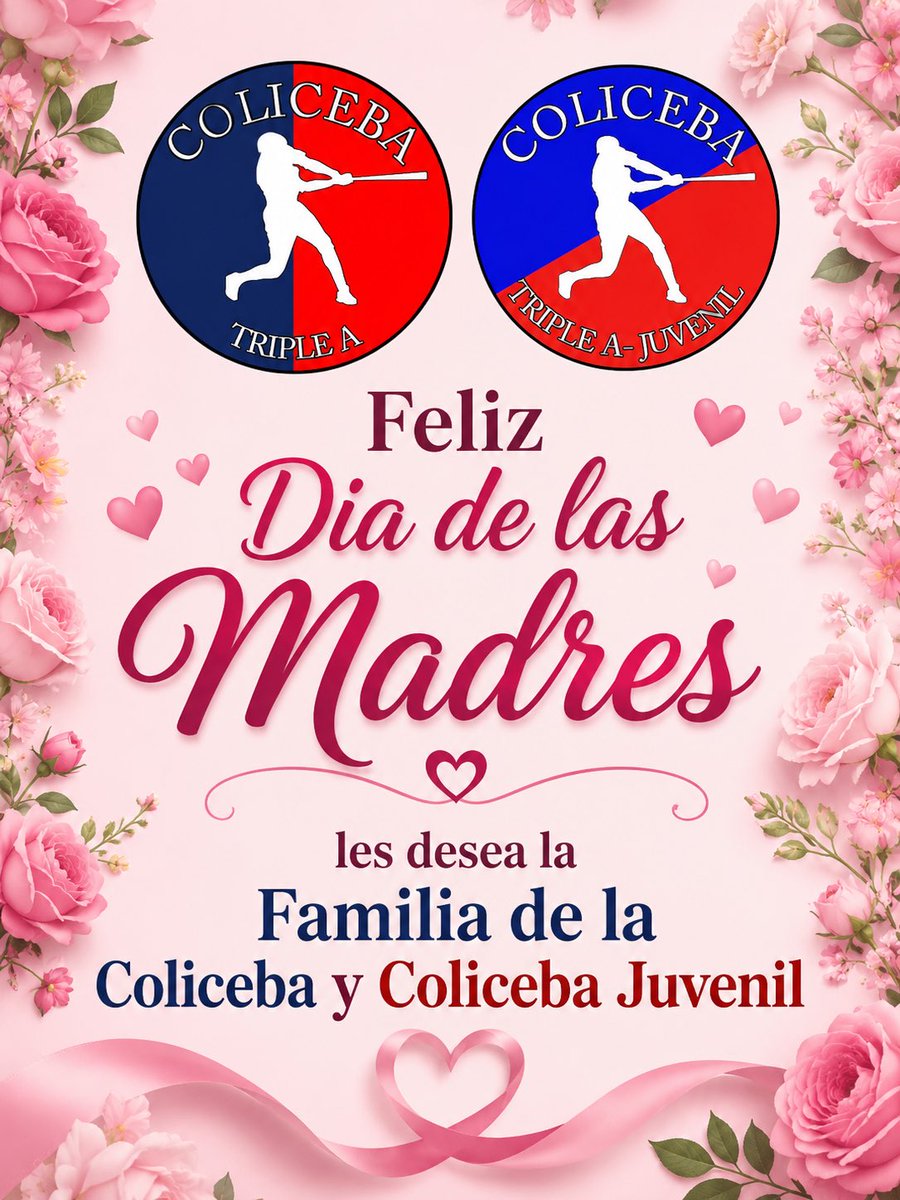 coliceba's tweet photo. Feliz Dia de las Madres a Todas las Madres de la Familia de la #Coliceba #ColicebaJuvenil https://t.co/okRf8rlPlc