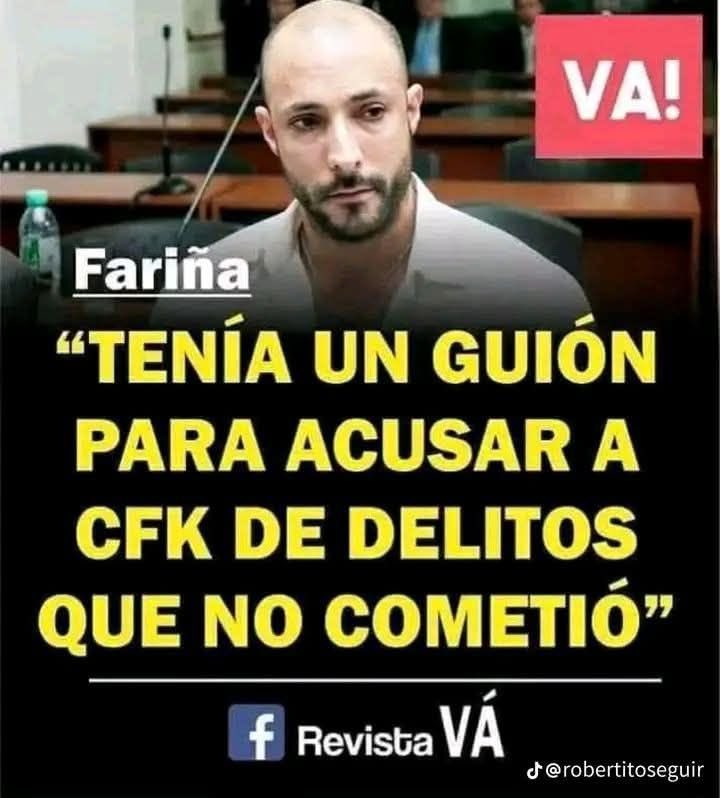 Por eso lo reguardaban tanto, No se sabía donde Estaba, ¡¡CRISTINA LIBRE!!..