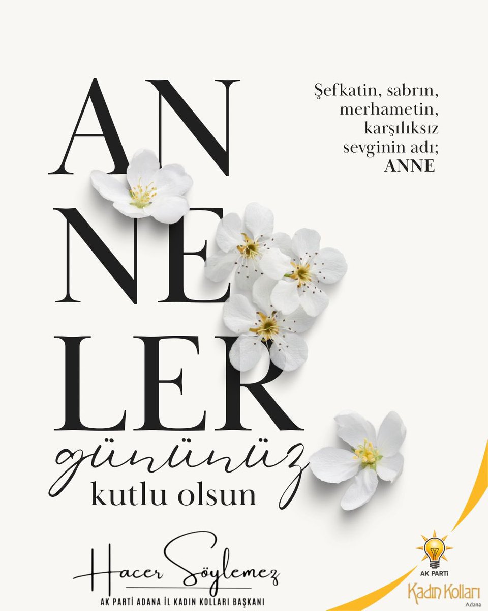 Hacer_Soylemez1's tweet photo. 📌Hayatın en güçlü bağı bazen bir annenin duasında, bazen de bir insanın başka bir kalbe dokunan merhametinde saklıdır...
Bugün; sevgiyi büyüten, fedakârlığı öğreten, şefkatiyle hayata iz bırakan tüm güzel yürekleri anma günü...

Kimi annesine sarılmanın huzurunu yaşıyor, kimi dualarında ve özleminde annesini yaşatıyor... Kimi bir evlada can olurken, kimi sevgisini dokunduğu her hayatta umut olarak büyütüyor...

Başta kıymetli annelerimiz olmak üzere; yüreğinde şefkat taşıyan, sevgisiyle hayatı güzelleştiren tüm kadınlarımızın Anneler Günü'nü en kalbi duygularımla kutluyorum.

Ebediyete irtihal etmiş annelerimizi ve babalarımızı da
rahmet, minnet ve dualarla anıyorum...