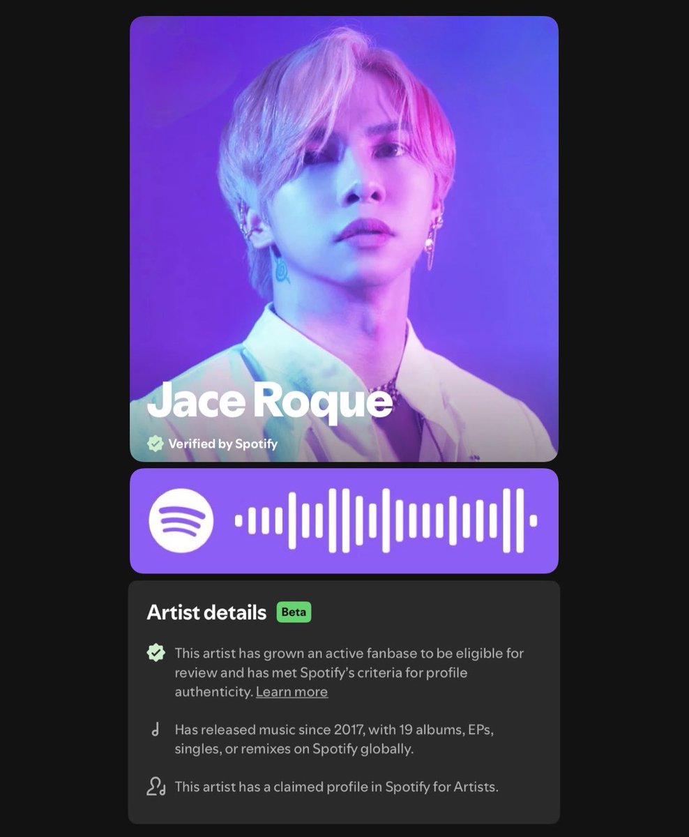 JaceRoque_'s tweet photo. Verified by @Spotify @SpotifyPH @spotifyartists! 🫶🏻 

Stream my music on Spotify and all digital platforms worldwide. 
https://t.co/SKJSYGNmFj

#PAGBANGON 🫶🏻 OUT NOW on all digital streaming platforms!

🔗 STREAM HERE: https://t.co/robTb1zvJB
🔗 OFFICIAL LYRIC VIDEO: https://t.co/KEwQJh6tHE

#JaceRoque #StarMusicPH @StarMusicPH