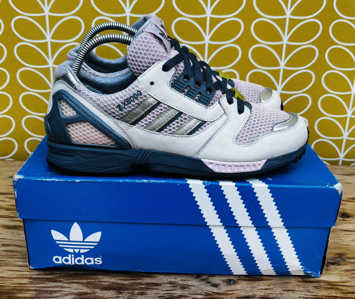 adidas zx8000 Torsion 'Hula' vibrant pink, blue and metallic