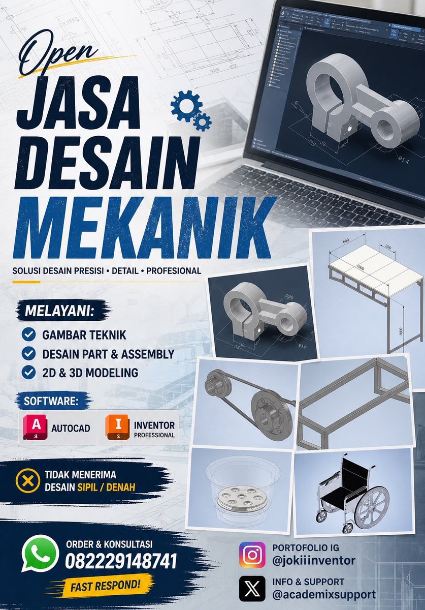 Jasa Desain Mekanik🙏🏻 tweet media