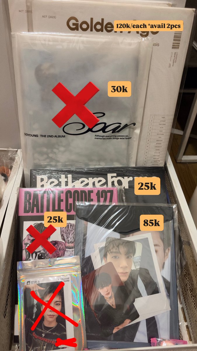Xiacheq1199's tweet photo. wts album sealed nct, 100% official
harga ex pack &amp; adm (8k) 
yang mau/minat/cari bole dm ya beppp 
tag, want to sale wts album sealed nct dream 127 sg25 https://t.co/RdFKdOh221