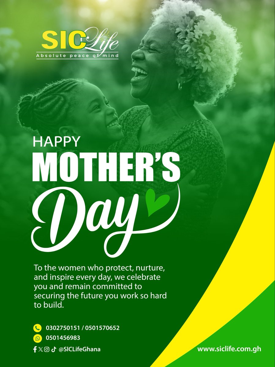 SICLifeGhana's tweet photo. Happy Mother’s Day to the women who love endlessly, sacrifice selflessly, and hold families together with strength and grace. 
#mothers https://t.co/OhbCIAM9AE