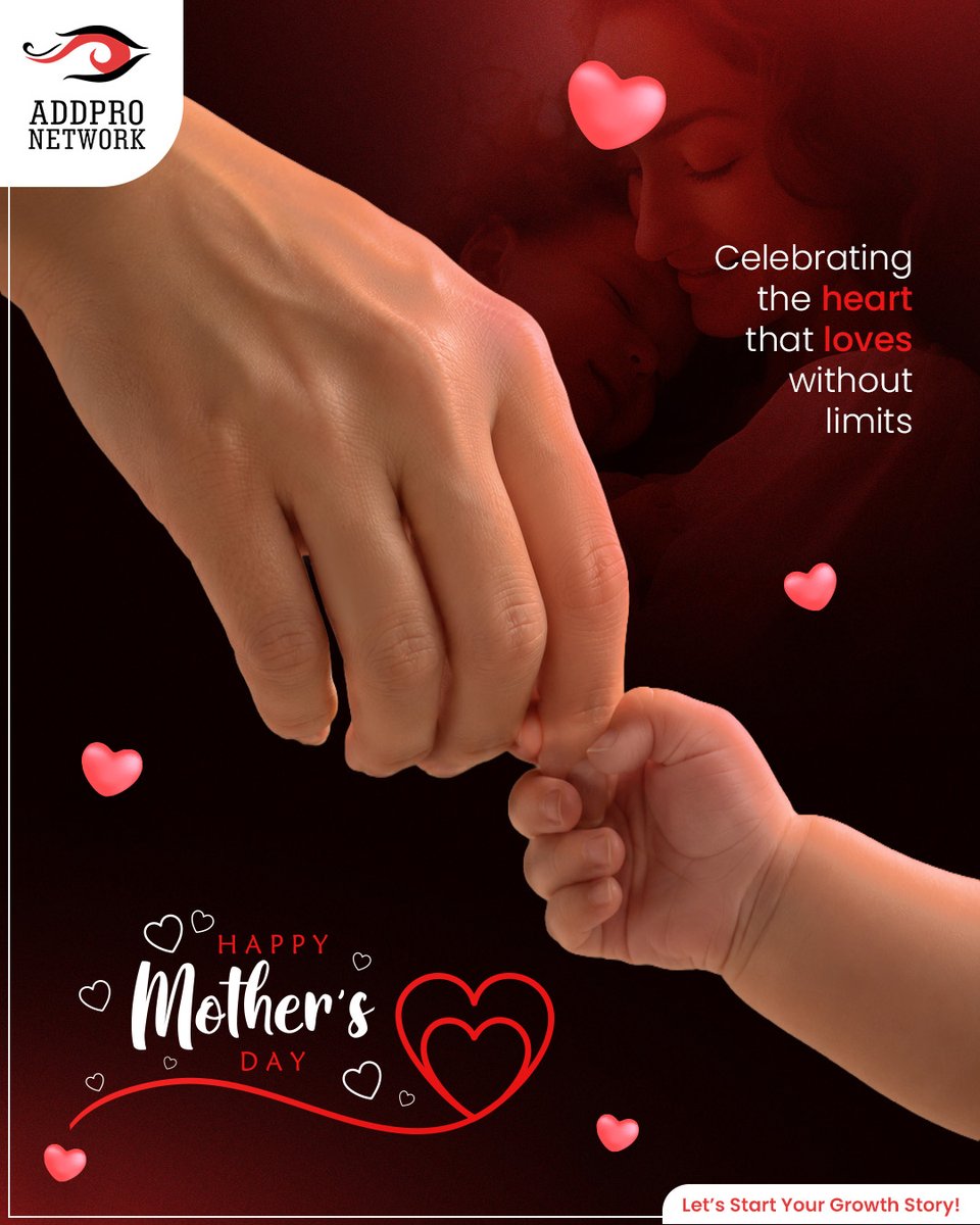 addpro_network's tweet photo. Strength has many forms, and a mother’s love is the greatest of them all. This Mother’s Day, Addpro Network celebrates the warmth, sacrifices, and quiet courage that mothers embody, shaping lives with care, wisdom, and unconditional support every day. 
#Happymotherday https://t.co/v0uuQlJkfe