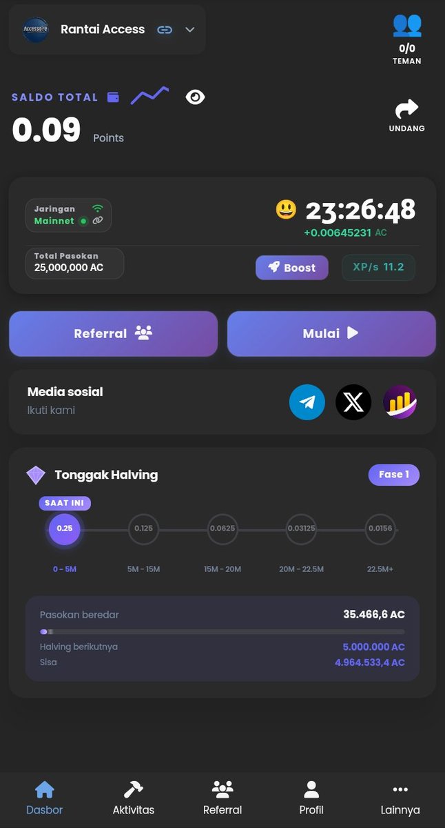 bozzdevil's tweet photo. https://t.co/StBnigjUX7
NEW mining project max supply only 25.000.000
#ACCESSNETWORK https://t.co/H5rBqrVDu9