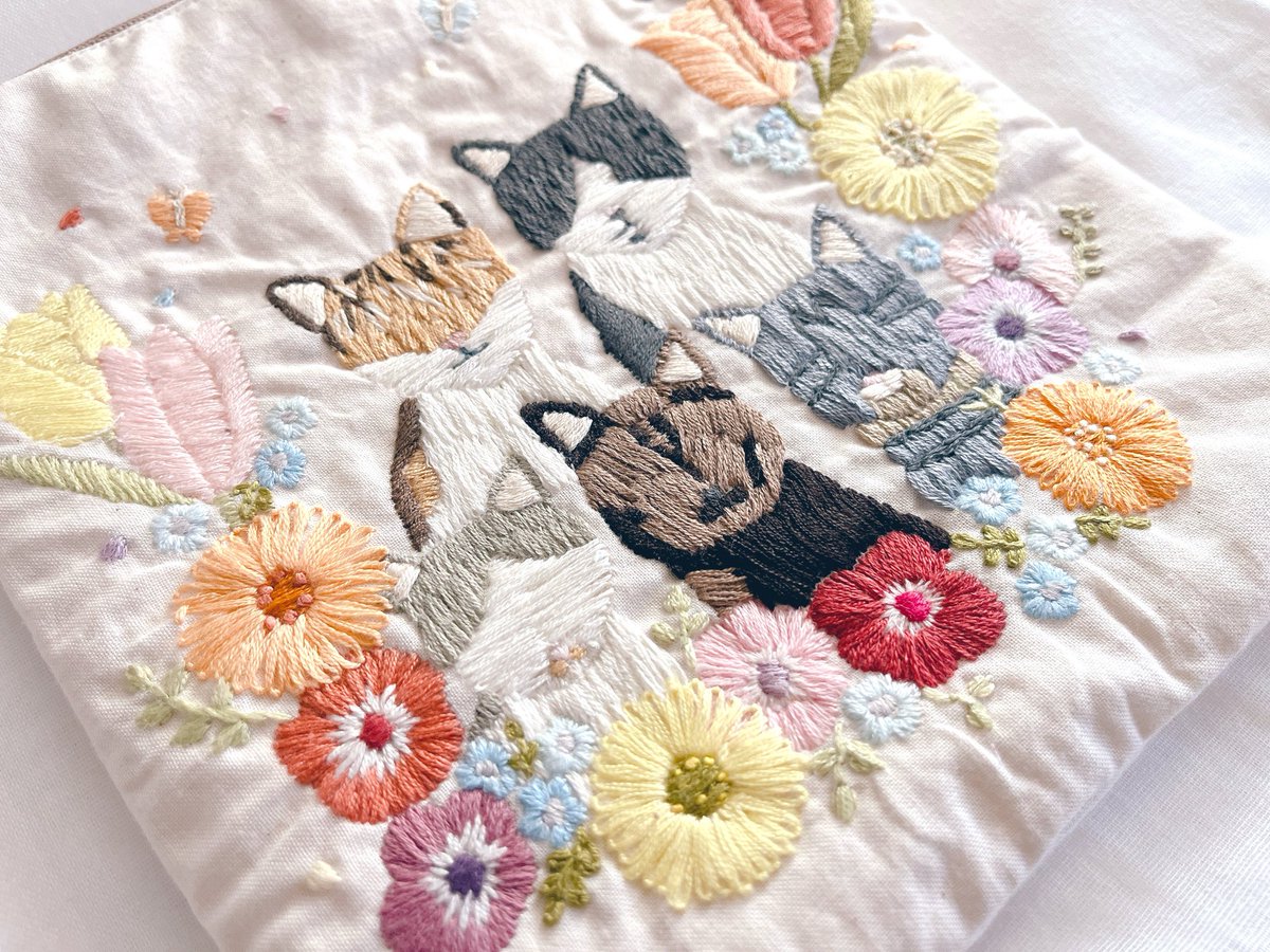 ♡C13(*^-^)♡さま確認用です。 大判クロス＆手刺繍お花2束×2·͜ ♡C13(*^-^)♡さま確認用です。 ♡ 大判クロス＆手刺繍お花2束×2·͜· その他
