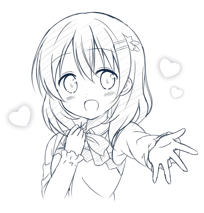 お題で描いたごちうさ絵です
#絵柄が好みって人にフォローされたい
#絵描きさんと繋がりたい 
