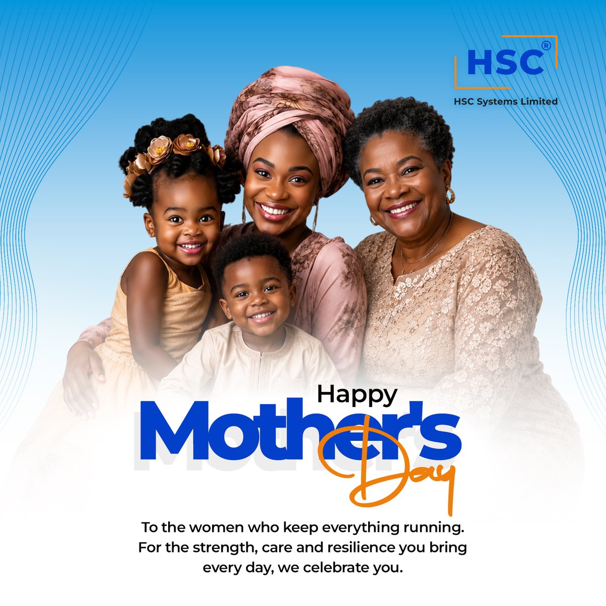 HSCSystemsLTD's tweet photo. Happy #MothersDay to the women who keep everything running. For the strength, care and resilience you bring every day, we celebrate you. https://t.co/w6mvY8AOHw