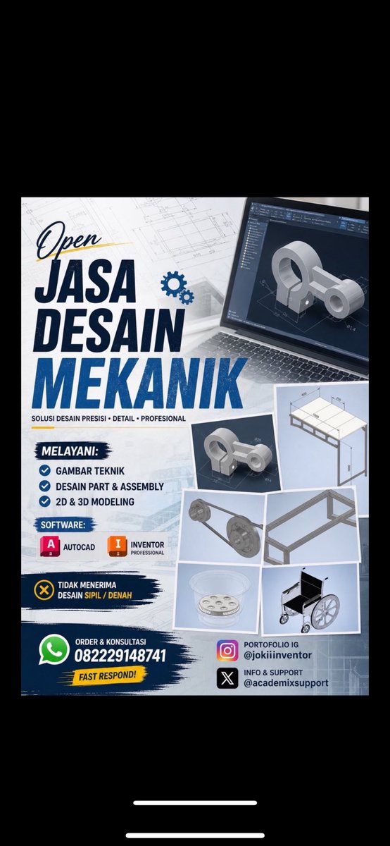 Jasa Desain Mekanik🙏🏻 tweet media