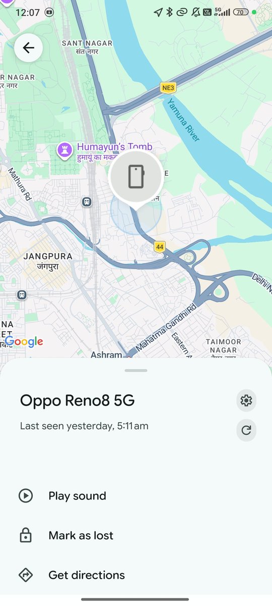 tauseefjnp0294's tweet photo. Mobile theft complaint already registered at Delhi Railway Police Hazrat Nizamuddin Railway Station, Delhi.
Now the IMEI number and live/last location of the device have been traced.
Requesting to kindly take necessary action for recovery.

@DelhiPolice @rpfnrdli @DCPDelhiRailway https://t.co/tP7rhad8KR