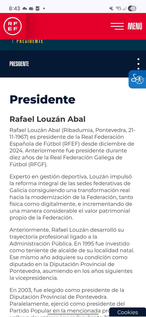 Solo pido que hagais vuestro trabajo <a href="/isaacfouto/">Isaac Fouto</a> <a href="/partidazocope/">El Partidazo de COPE</a> <a href="/marca/">MARCA</a> <a href="/diarioas/">Diario AS</a> <a href="/carrusel/">Carrusel Deportivo</a> <a href="/elchiringuitotv/">El Chiringuito TV</a> <a href="/lamacope/">Manolo Lama</a> <a href="/RadioMARCA/">Radio MARCA</a> ,presidente del <a href="/CTARFEF/">CTA</a> gallego y el presidente de la <a href="/rfef/">RFEF</a> GALLEGO