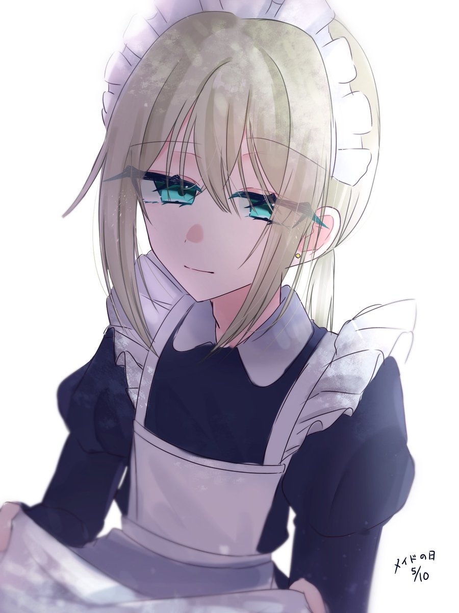 PyaPuchi514's tweet photo. あまりにも着こなしすぎている男🗡️
#メイドの日 #oc https://t.co/7ztdwG2I2C