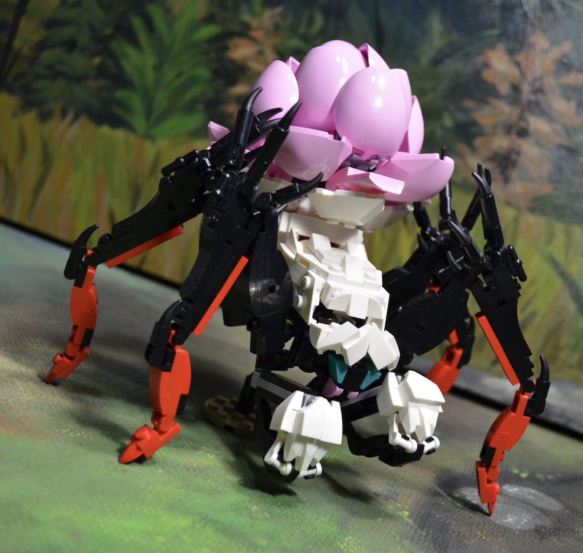 ライラックマントルピース When I designed my model for Lala Barina I used LEGO's official