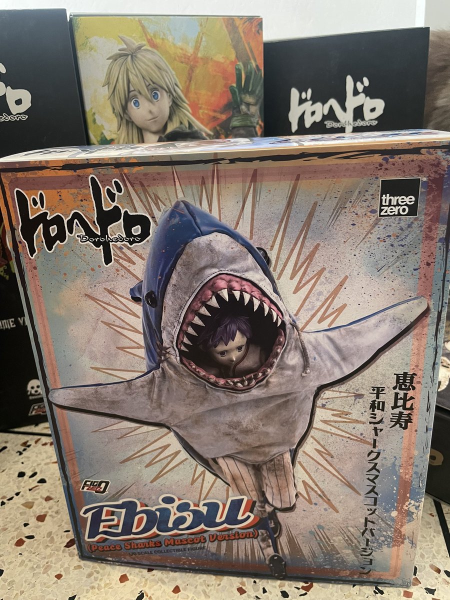 FubaTheKick's tweet photo. Petit arrivage Dorohedoresque !
Ebisu Peace Shark Mascot🔥

C’est ça Dorohedoro ! https://t.co/VIXg0OcG7F