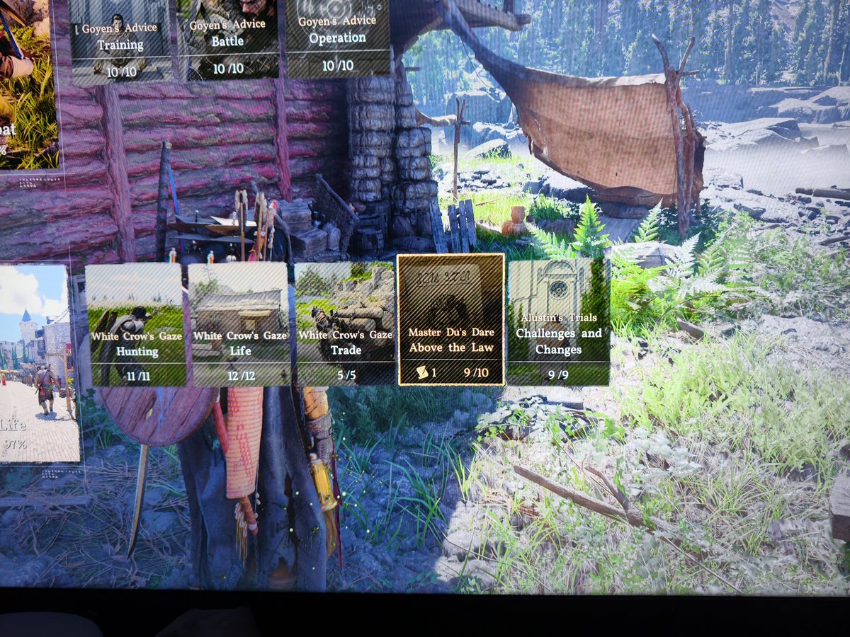 Fenrir_Mike's tweet photo. @CrimsonDesert_ You should've made auto completed for anyone who finished all of the Bounty side quests before getting the challenge. It's so ridiculous! I only need 1 outlaw to get my Platinum! https://t.co/O0Zp4gSRcf