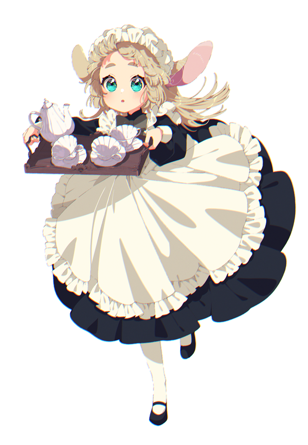 なにをやってもうまくいかないちびメイドさん　#メイドの日