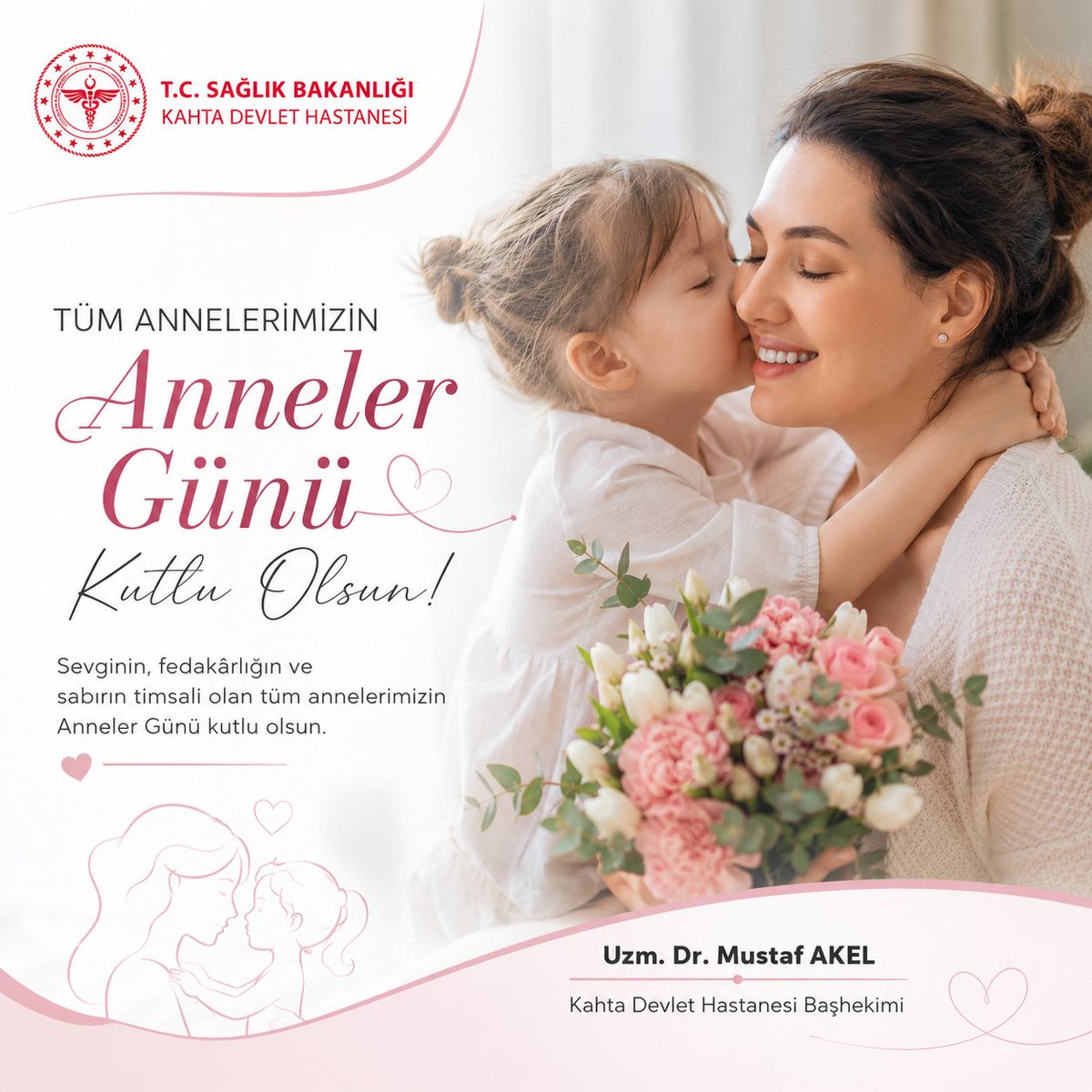 kahtadh's tweet photo. Şefkatin, sabrın ve fedakârlığın simgesi olan tüm annelerimizin Anneler Günü’nü kutluyor; sağlıklı, huzurlu ve mutlu bir ömür diliyoruz.
Kahta Devlet Hastanesi olarak her zaman yanınızdayız.
Uzm. Dr. Mustaf AKEL
Kahta Devlet Hastanesi Başhekimi https://t.co/Sr7tr7apMs