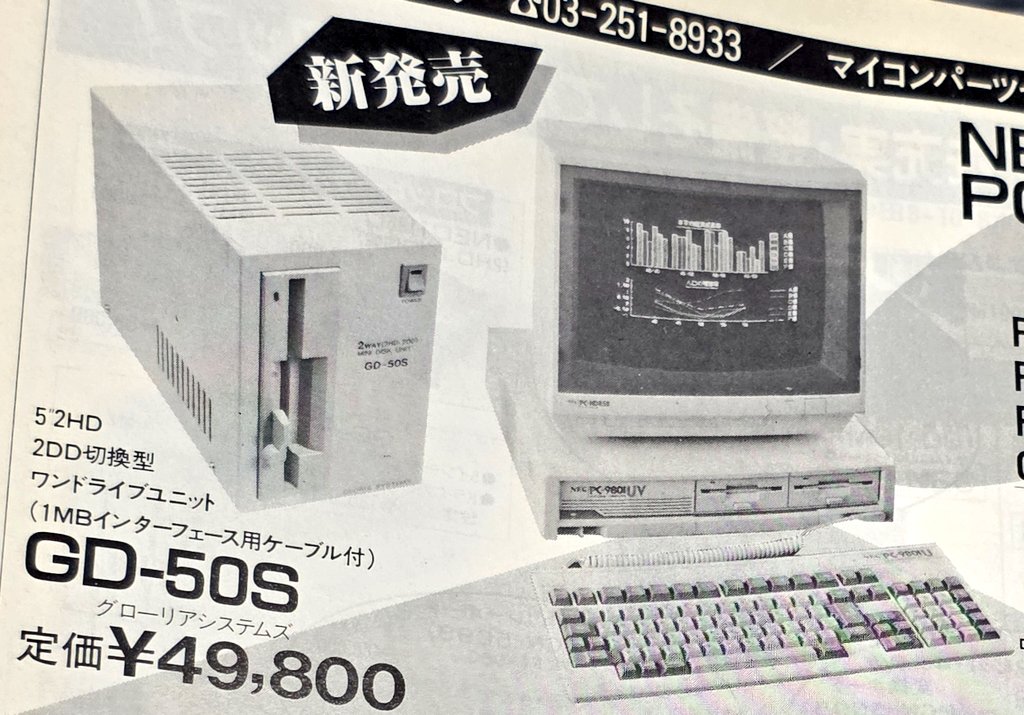 昔々、PC-9801でも3.5