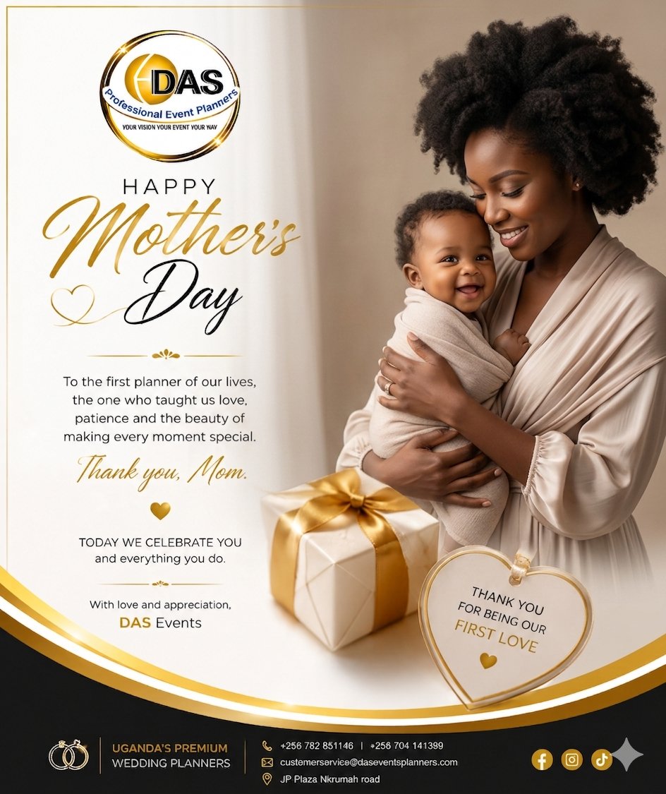 Das_Events's tweet photo. Today we celebrate the love, strength, and sacrifices of every mother.
Happy Mother’s Day from DAS Events.
#MothersDay #HappyMothersDay #WeddingPlanner https://t.co/Nm31tU9JvM