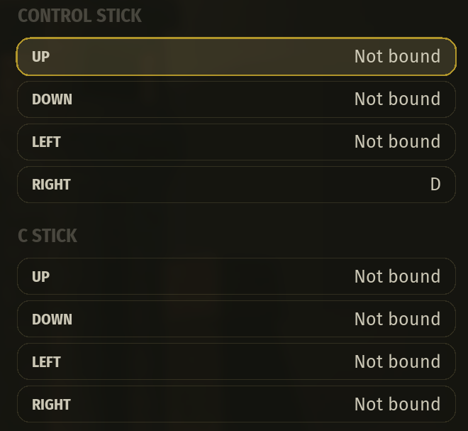 Middykins_'s tweet photo. @StormslayerDev Sorry if this has been answered before, but is keyboard meant to work currently? I can only bind Control Stick Right for some reason, the rest refuse to accept any input. https://t.co/jja27w0zBV