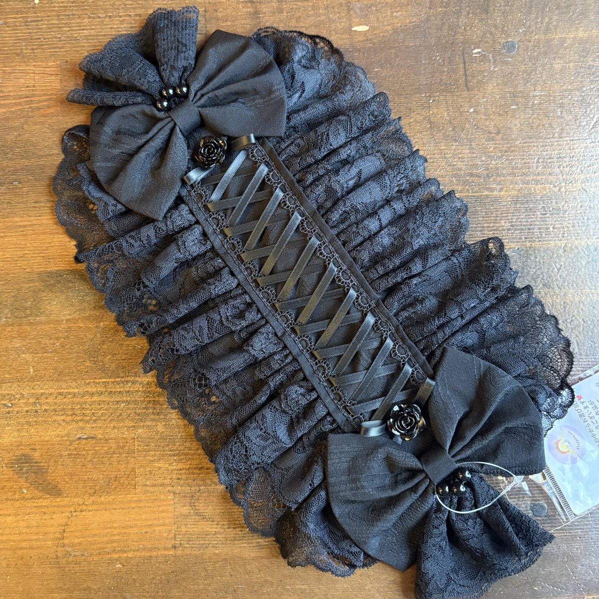 Happinyass様 完売しておりました 黒のヘッドドレスとボリュームハーフ