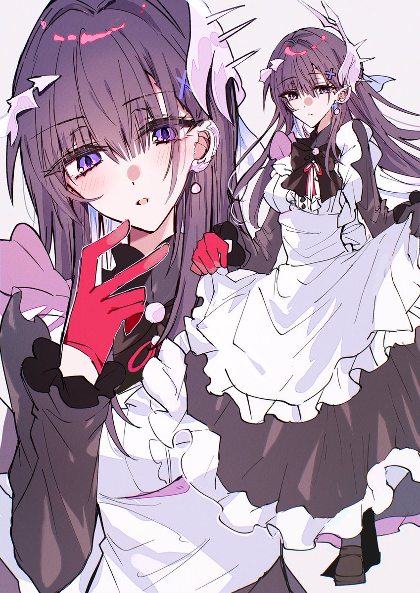 kinona_omochi's tweet photo. #メイドの日 #honkaistartrail https://t.co/p9RGflbPxd