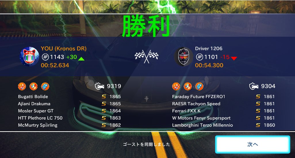 どっちみちニトロ燃費ゲー #asphalt8