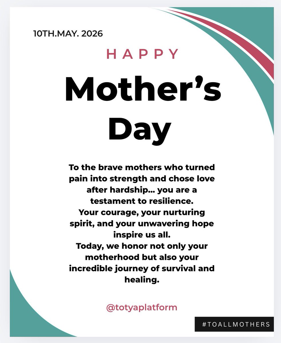 totyaplatform's tweet photo. 🌸 Strong in love. Brave through pain. Beautiful in resilience. 💖 #BreakTheSilence #mother #mothersday #today #trending https://t.co/wxtcaBc3zl