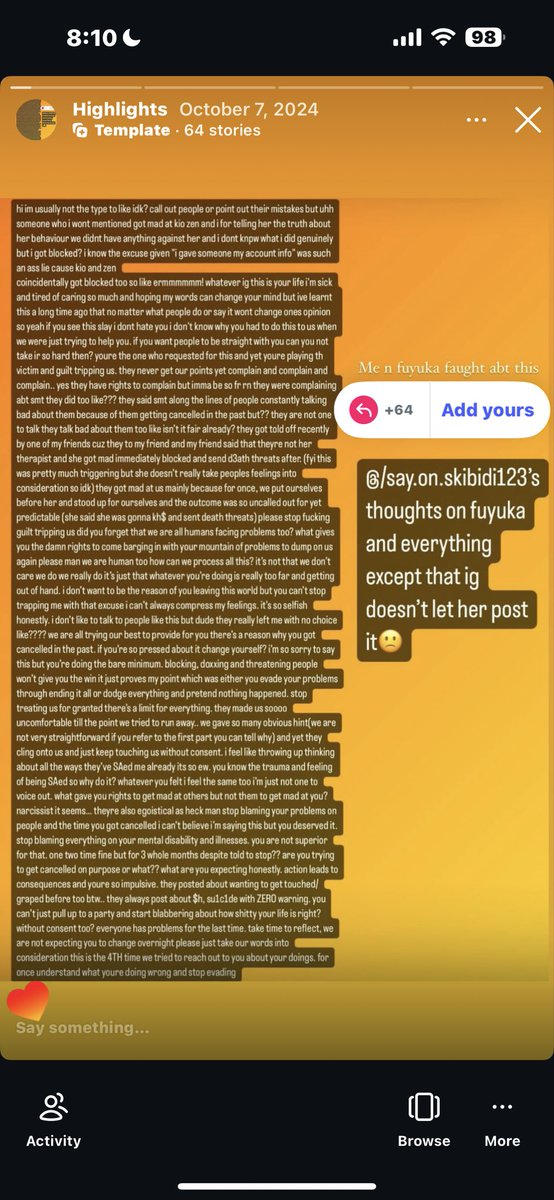 fukashids's tweet photo. @DeltyThe73rd This is EVERYTHING she has done. John cosplayer was threatened into being in a rsl with her. She still do this day has all his personal information. https://t.co/a5z8nbpsGn