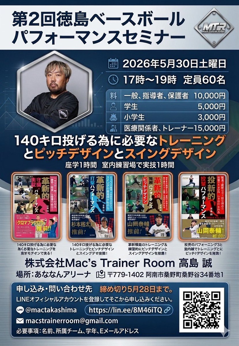 高島 誠⚾︎野球パフォーマンスアップスペシャリスト tweet media