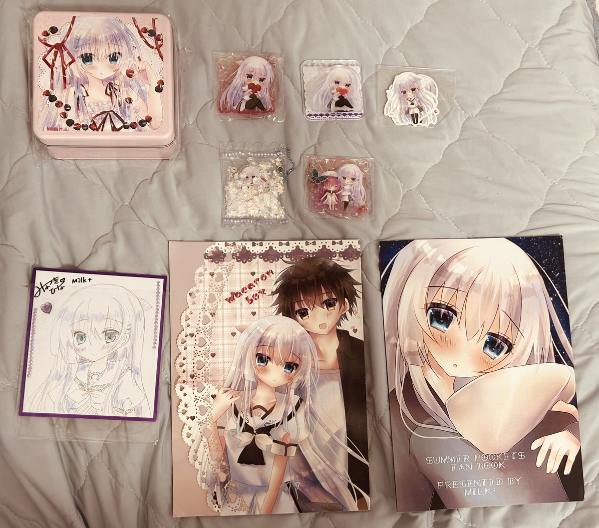 鍵島15 戦利品その2 Milk+（@xxxhinaxxxgame ）さんで買った同人本2冊+