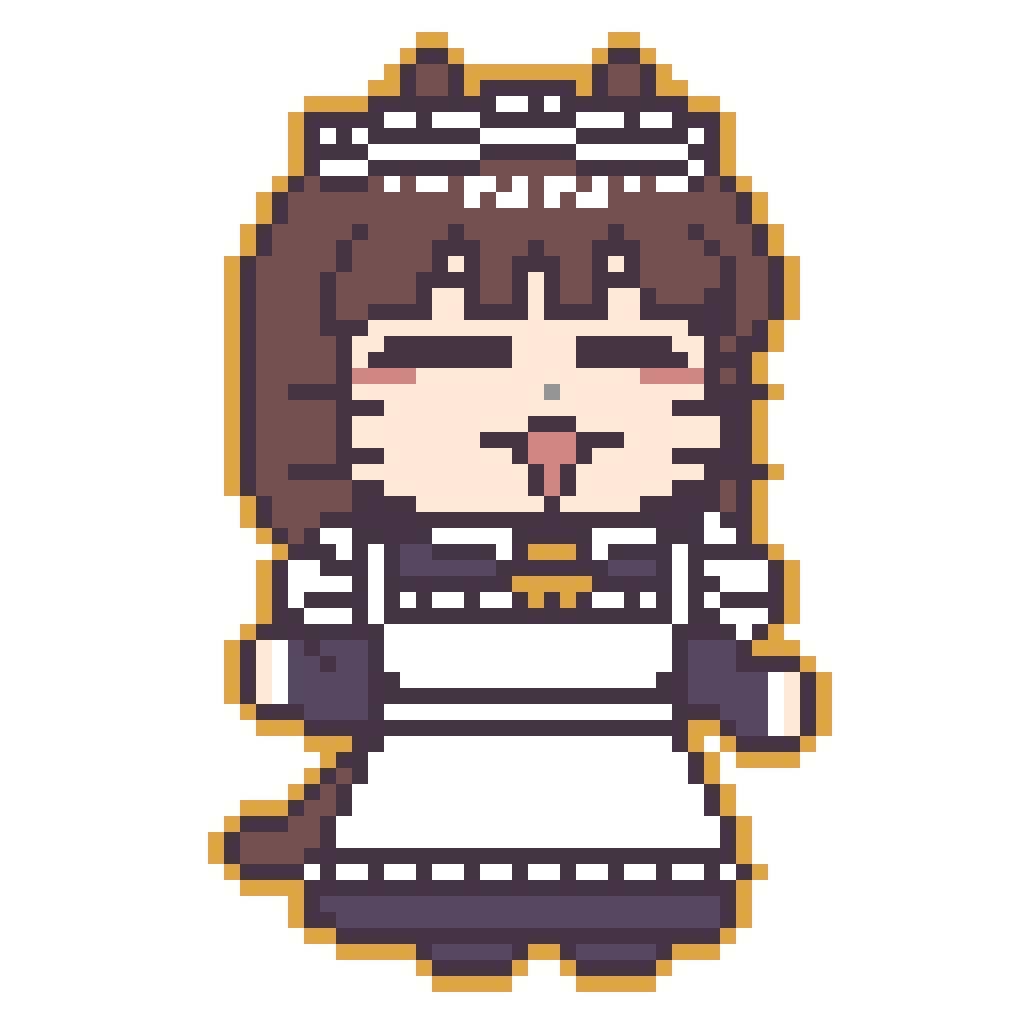 DraNeInochi's tweet photo. 本日メイドの日
Today is Maid Day

#pixelart #ドット絵 https://t.co/pTGioMUb6w