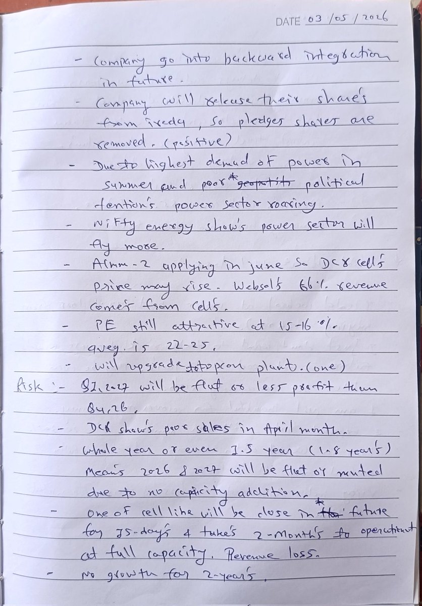 SaiyedRuhan2's tweet photo. Websol energy in my view.
I just exited at 120rs .
No buy,sell recommendations.
#websol #webelsolar #solar #stockmarket #waaree https://t.co/FwyXvCVNP2