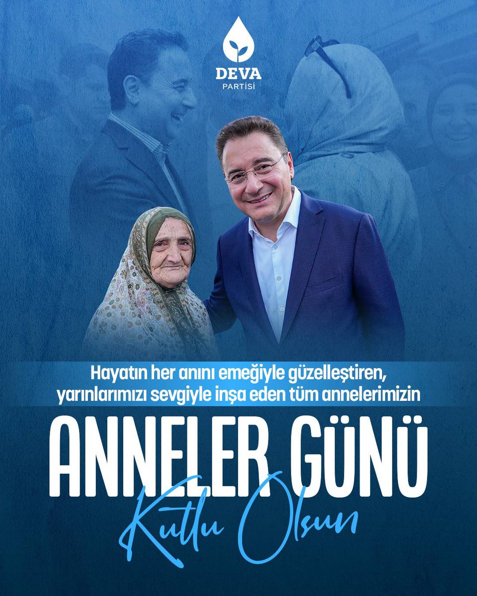 devapartisi's tweet photo. Hayatın her anını emeğiyle güzelleştiren, yarınlarımızı sevgiyle inşa eden tüm annelerimizin Anneler Günü kutlu olsun. https://t.co/DmsObcLVuu