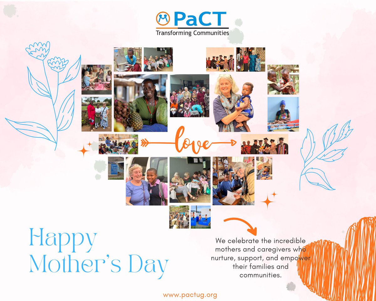 PaCT_UG's tweet photo. Happy Mother's Day from PaCT!  We celebrate the incredible mothers and caregivers who nurture, support, and empower their families and communities. Your love and dedication make a lasting impact, through education and economic empowerment. Thank you for all you do. 
#MothersDay https://t.co/NFvhgYQvrn