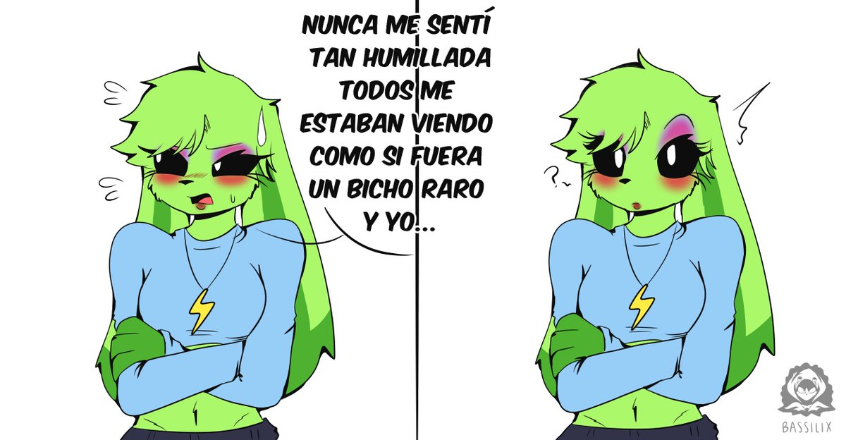 BassiliXXX23's tweet photo. Hoppy: *existe*
Kickin: 

(El que conozca la referencia es un puto crack del universo) 

#bassilix #smilingcrittersAU #kickinchicken #hoppyhopscotch https://t.co/DZih23gsvo