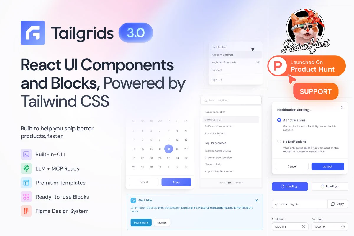 Tailgrids UI