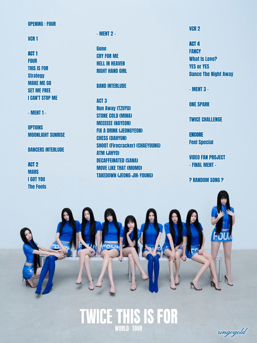 _watermelon_tae's tweet photo. @thisisforeurope I found this for Europe – I am a little confused since there is just two after Encore or is Twice Challenge also a random song? https://t.co/x1BUzZyRoD
