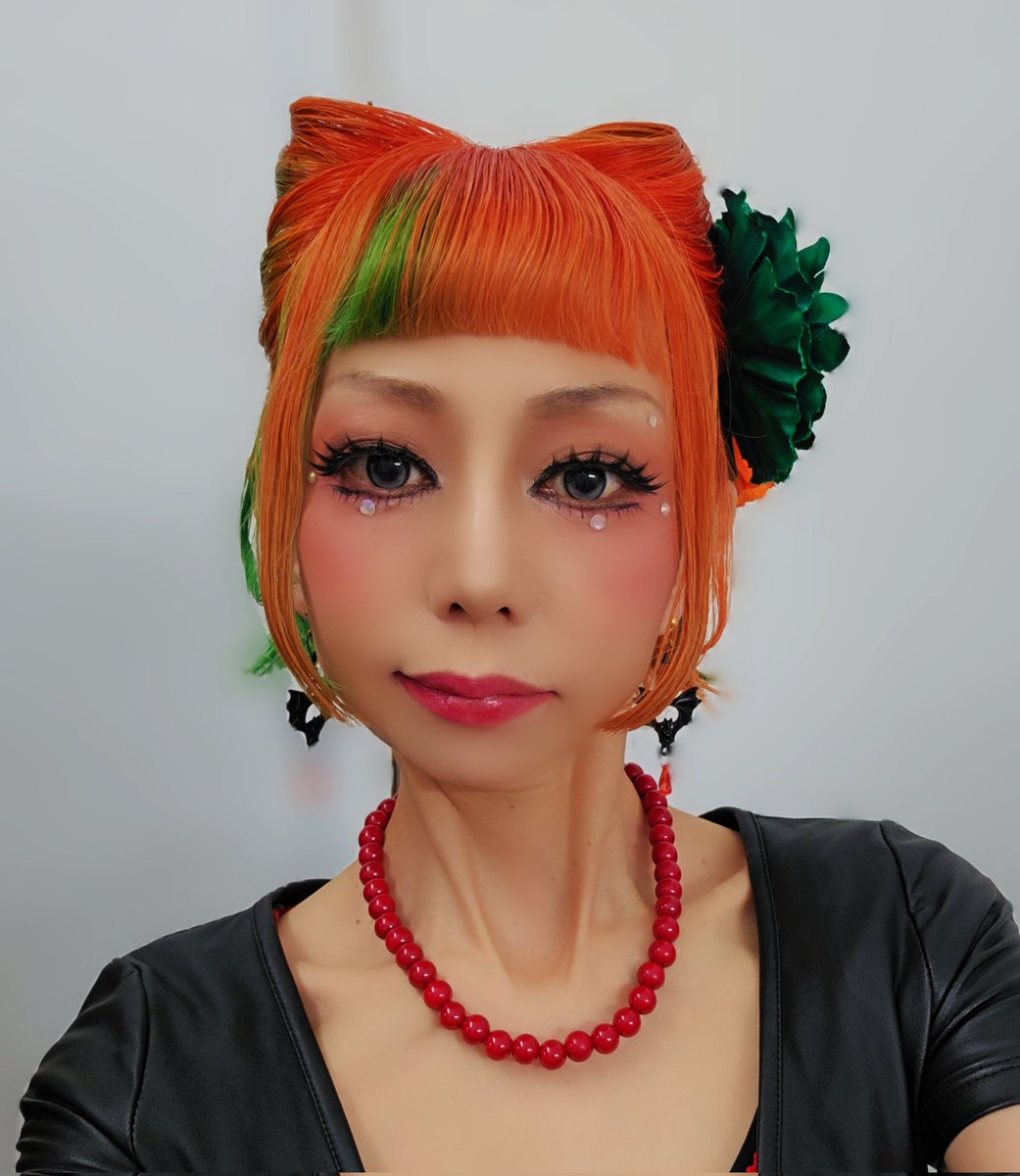 MV撮影おわたー！ きょうのヘアメイク。 ヴィクトリーロールに