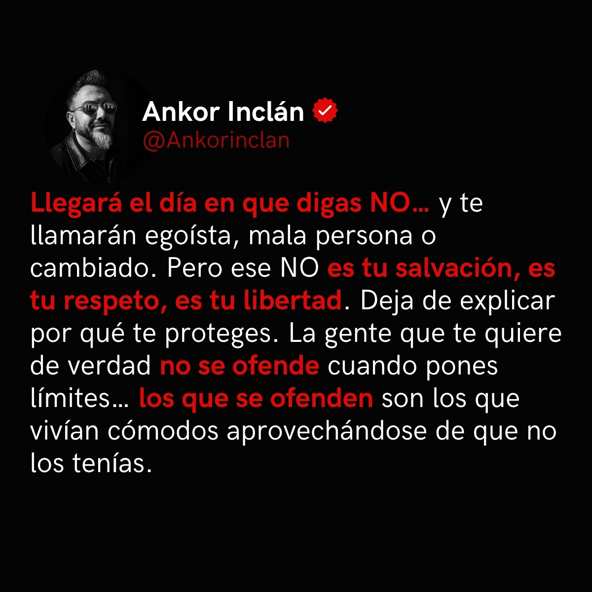 ankorinclan's tweet photo. Llegará el día en que digas NO… https://t.co/iEvu2SnSYx