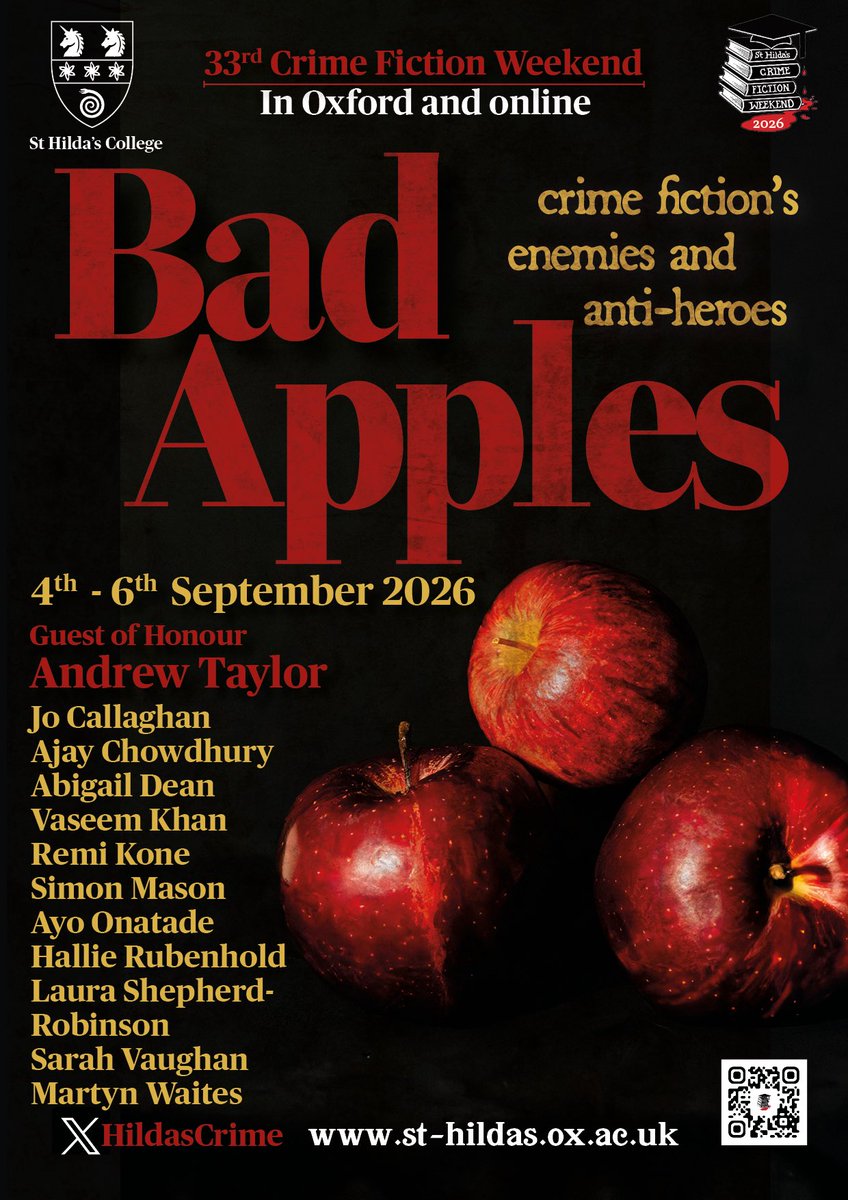 St Hilda's Crime Fiction Weekend tweet media