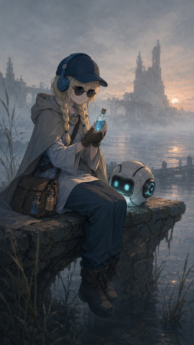 Traveling Alchemist at Misty Ruins