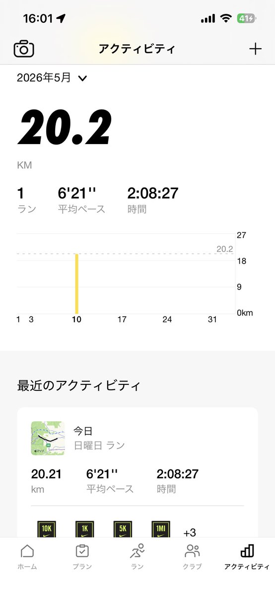 s_feha's tweet photo. めっちゃ走った https://t.co/fiBB99DCMf