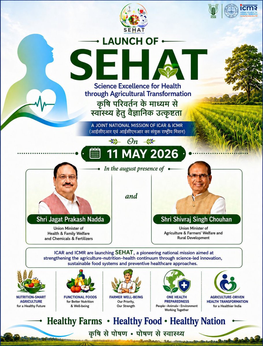 Indian Council of Agricultural Research. tweet media