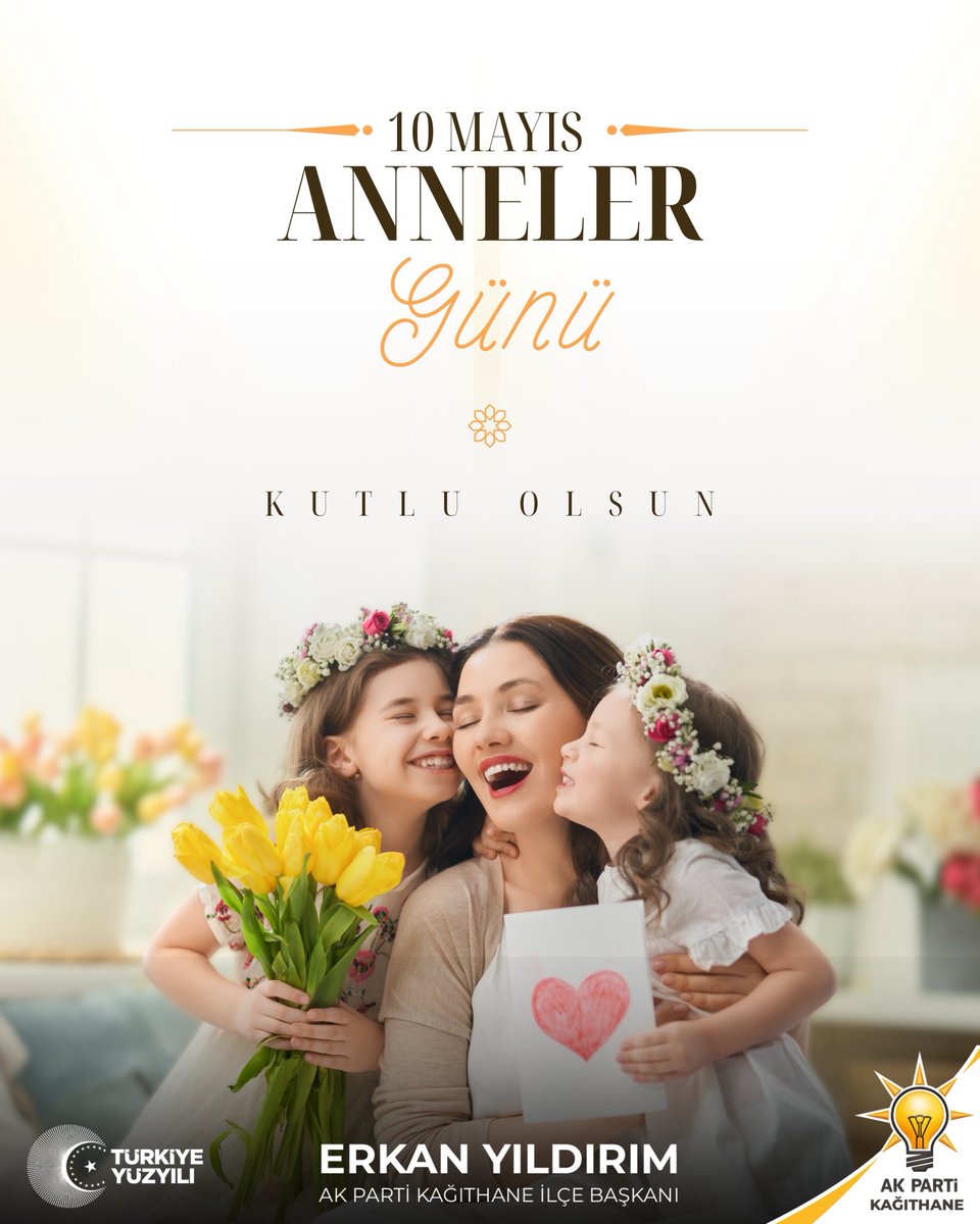 akkagithane's tweet photo. Başta şehit annelerimiz olmak üzere; sevgisiyle büyüten, emeğiyle yol gösteren, duasıyla güç veren tüm annelerimizin Anneler Günü’nü en kalbi duygularımızla kutluyoruz.

Ailelerimizin temel taşı olan annelerimize sağlık, huzur ve mutluluk dolu bir ömür diliyoruz.

@erkanyildirim76 
@abdullahozdemir 
@akpartiistanbul