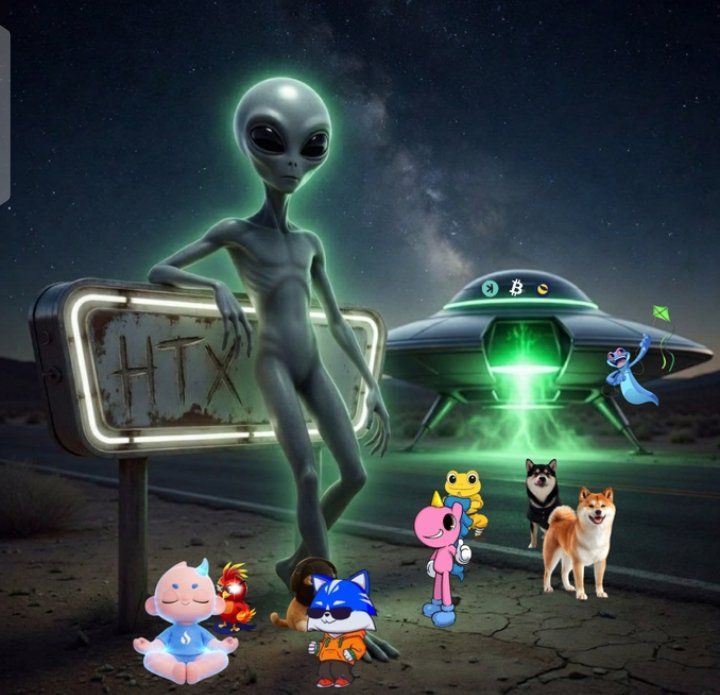 One of the major exchanges <a href="/HTX_Global/">HTX</a>, has positioned $KAS, $BTC, and $LUNC on top of a spaceship. Hidden messages, insider information, what does someone know? #CzBinance said the bull run begins in 2026. We'll see if the bull run starts with #LUNC, #KAS, and #BTC.