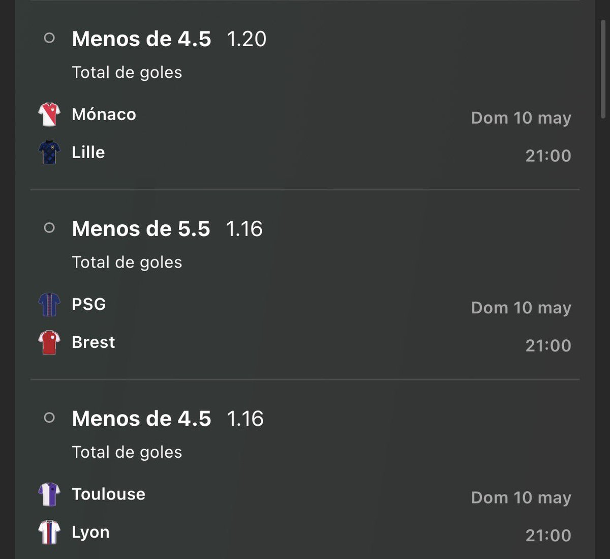 ApuestasJMongeZ's tweet photo. Combinada para hoy🍀🍀🍀
Esperemos que sea un domingo de pocos goles🙌🙌🙌 https://t.co/o1b9GY1A2N
