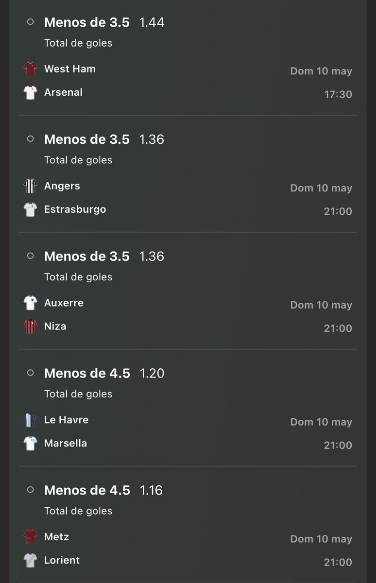 ApuestasJMongeZ's tweet photo. Combinada para hoy🍀🍀🍀
Esperemos que sea un domingo de pocos goles🙌🙌🙌 https://t.co/o1b9GY1A2N